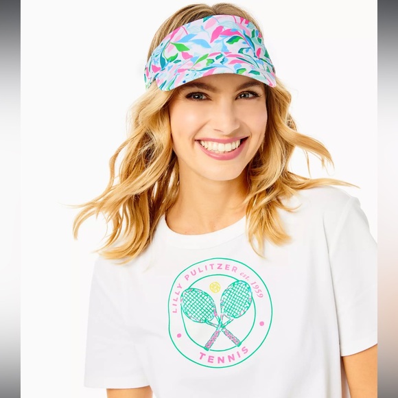 Lilly Pulitzer Its A Match Visor - Picture 4 of 4